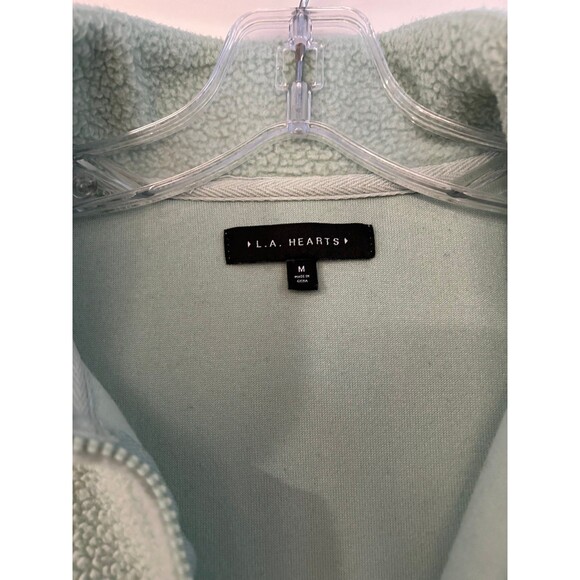 PacSun Mint Fleece Quarter Zip, M - Picture 2 of 3